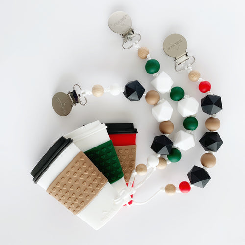 Coffee Cup Teething Clip