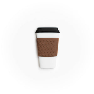 Coffee Cup Silicone Teething Pendant©