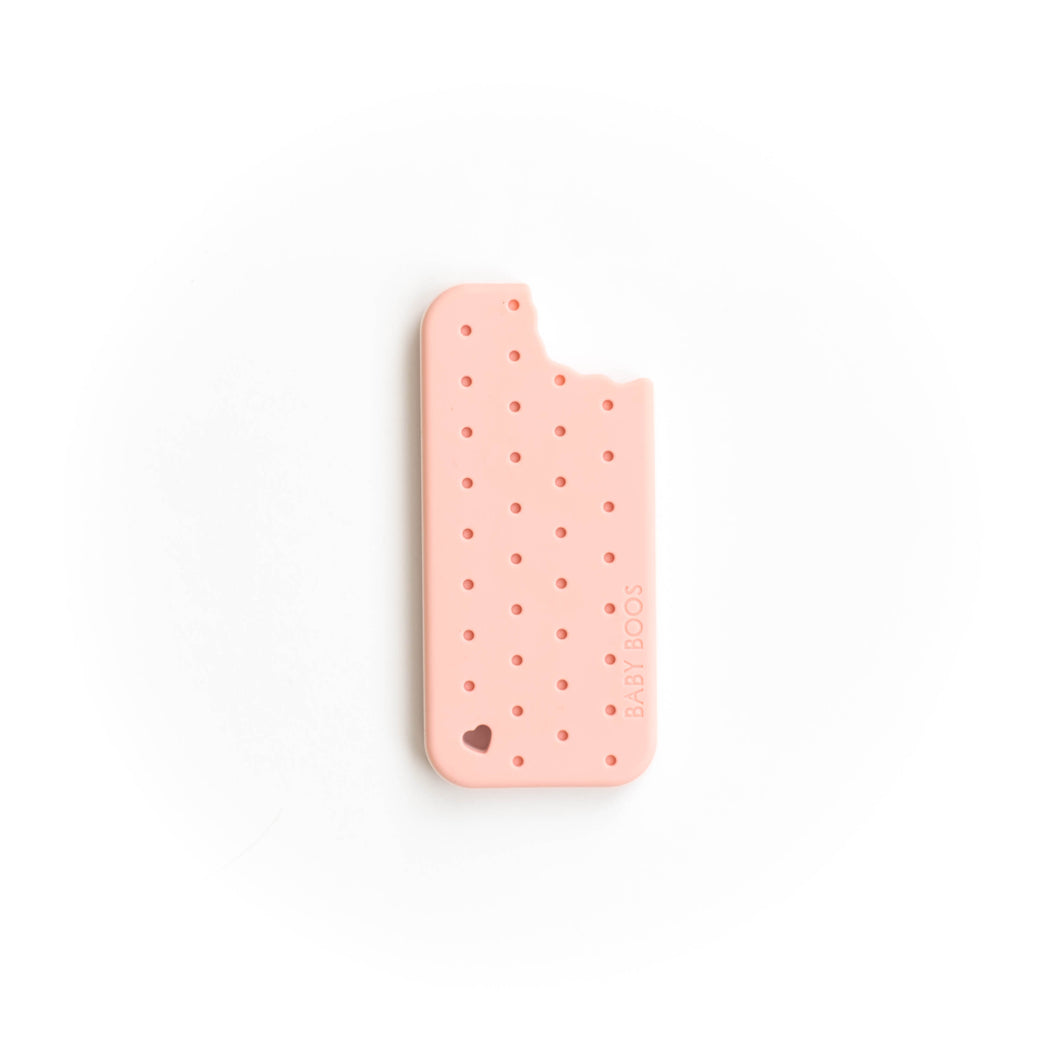 Ice Cream Sandwich Silicone Teething Pendant©