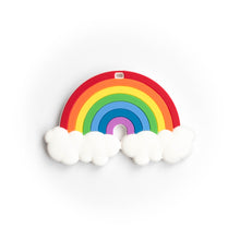 Load image into Gallery viewer, Rainbow Silicone Teething Pendant