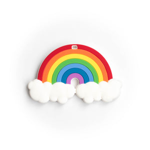 Rainbow Silicone Teething Pendant