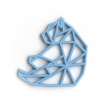 Load image into Gallery viewer, Geometric Bear Silicone Teething Pendant©