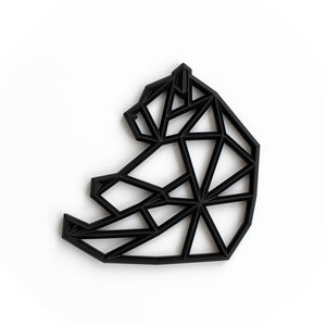 Geometric Bear Silicone Teething Pendant©