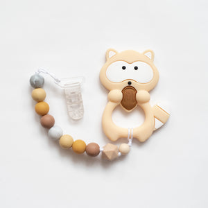Raccoon Teething Clip
