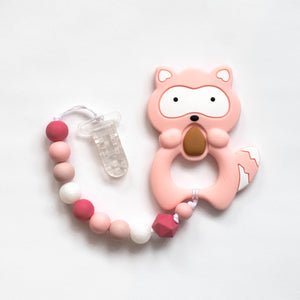 Raccoon Teething Clip