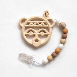 Warrior Bear Teething Clip