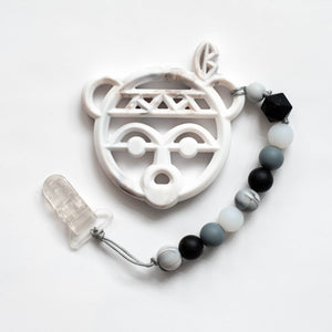 Warrior Bear Teething Clip