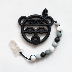 Warrior Bear Teething Clip