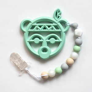 Warrior Bear Teething Clip