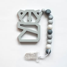 Load image into Gallery viewer, Geometric Koala Bear Teething Clip