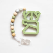 Load image into Gallery viewer, Geometric Koala Bear Teething Clip