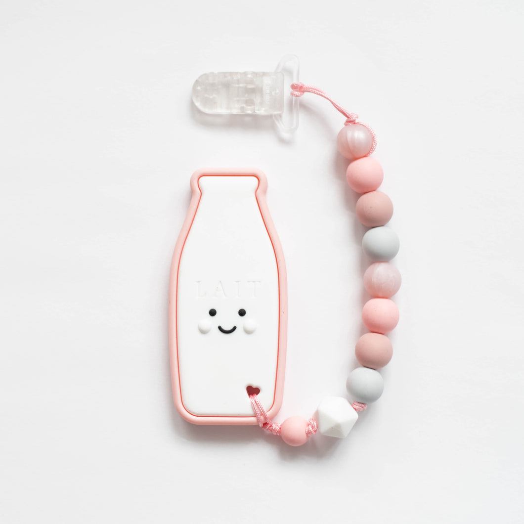 Milk Bottle Teething Clip