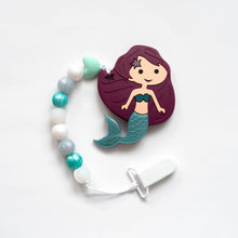 Load image into Gallery viewer, Mermaid Teething Clip