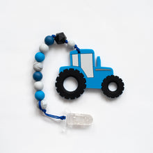 Load image into Gallery viewer, Tractor Teething Clip