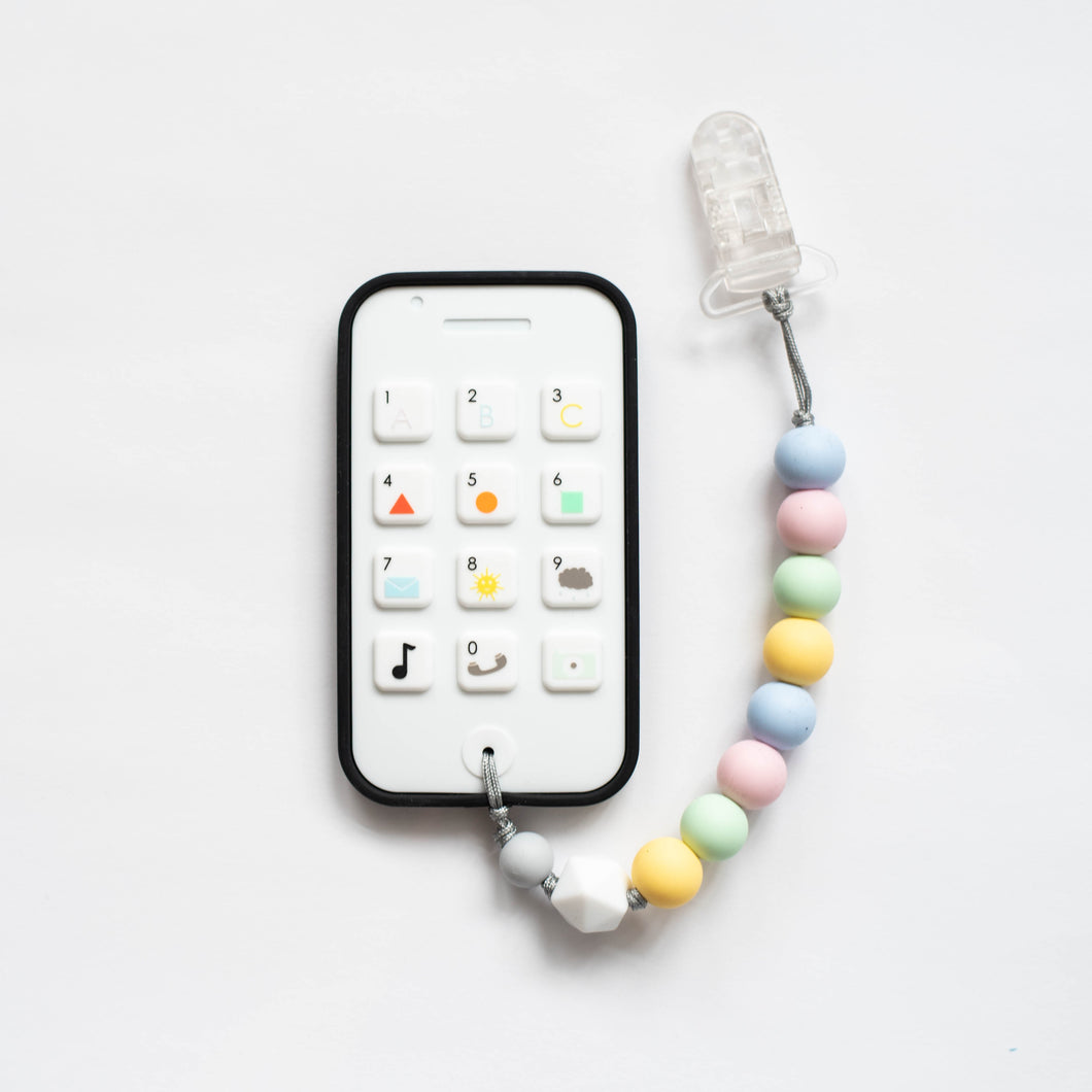 Cell Phone Teething Clip