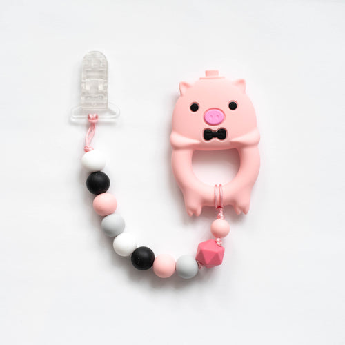 Mr Pig Teething Clip