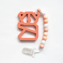 Load image into Gallery viewer, Geometric Koala Bear Teething Clip