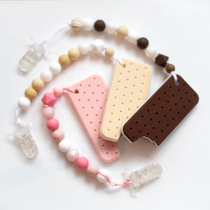 Ice Cream Sandwich Teething Clip