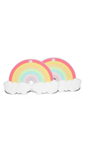 Load image into Gallery viewer, Rainbow Silicone Teething Pendant