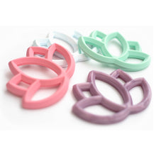 Load image into Gallery viewer, Lotus Flower Silicone Teething Pendant©