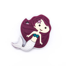 Load image into Gallery viewer, Mermaid Silicone Teething Pendant©