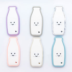 Milk Bottle Silicone Teething Pendant© - Baby Boos Teethers