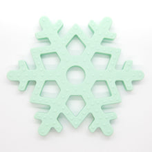 Load image into Gallery viewer, Snowflake Silicone Teething Pendant©