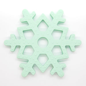 Snowflake Silicone Teething Pendant©