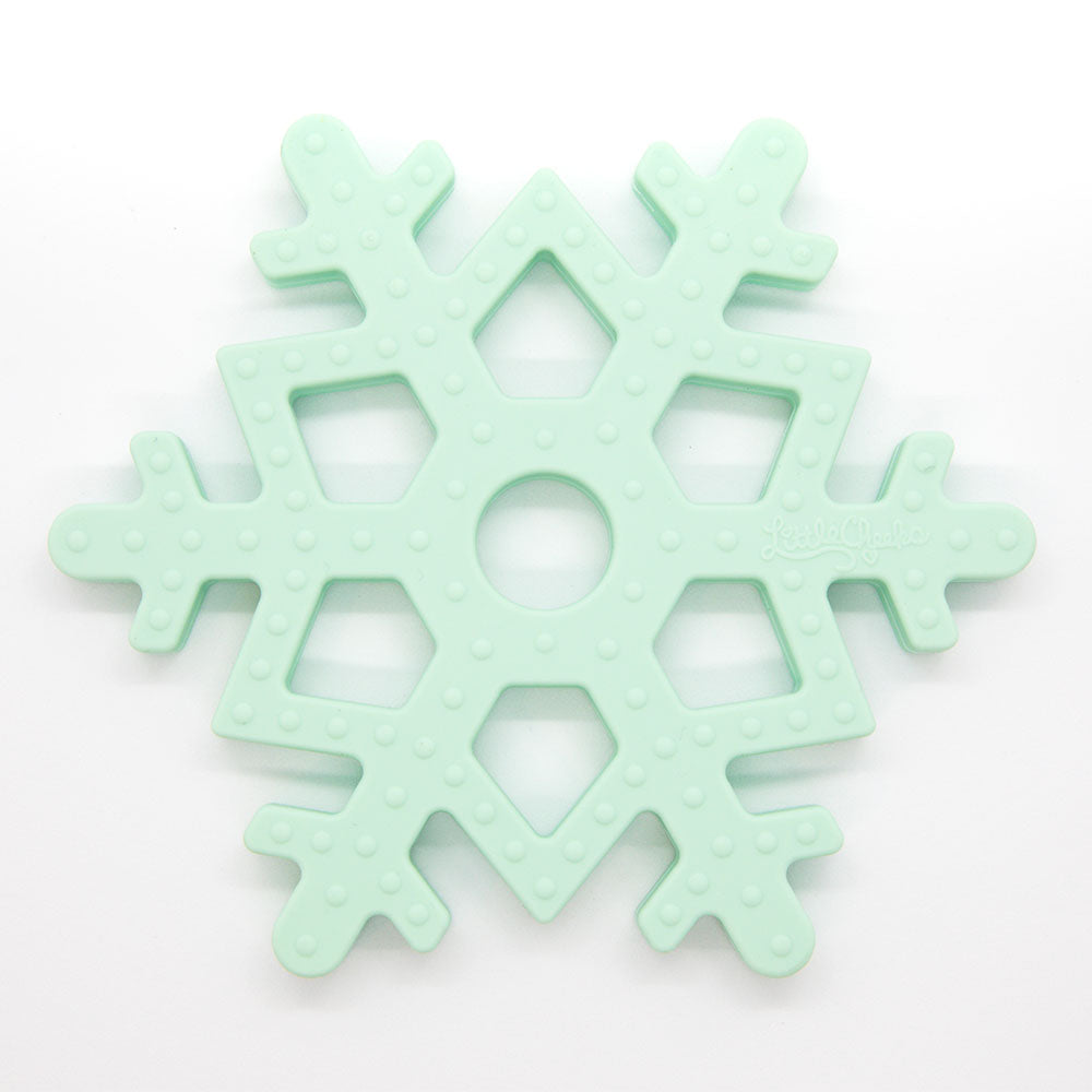 Snowflake Silicone Teething Pendant©