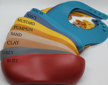 Load image into Gallery viewer, Silicone Feeding Bibs