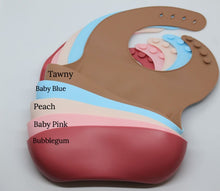Load image into Gallery viewer, Silicone Feeding Bibs