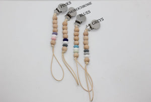 Wood & Silicone Clips