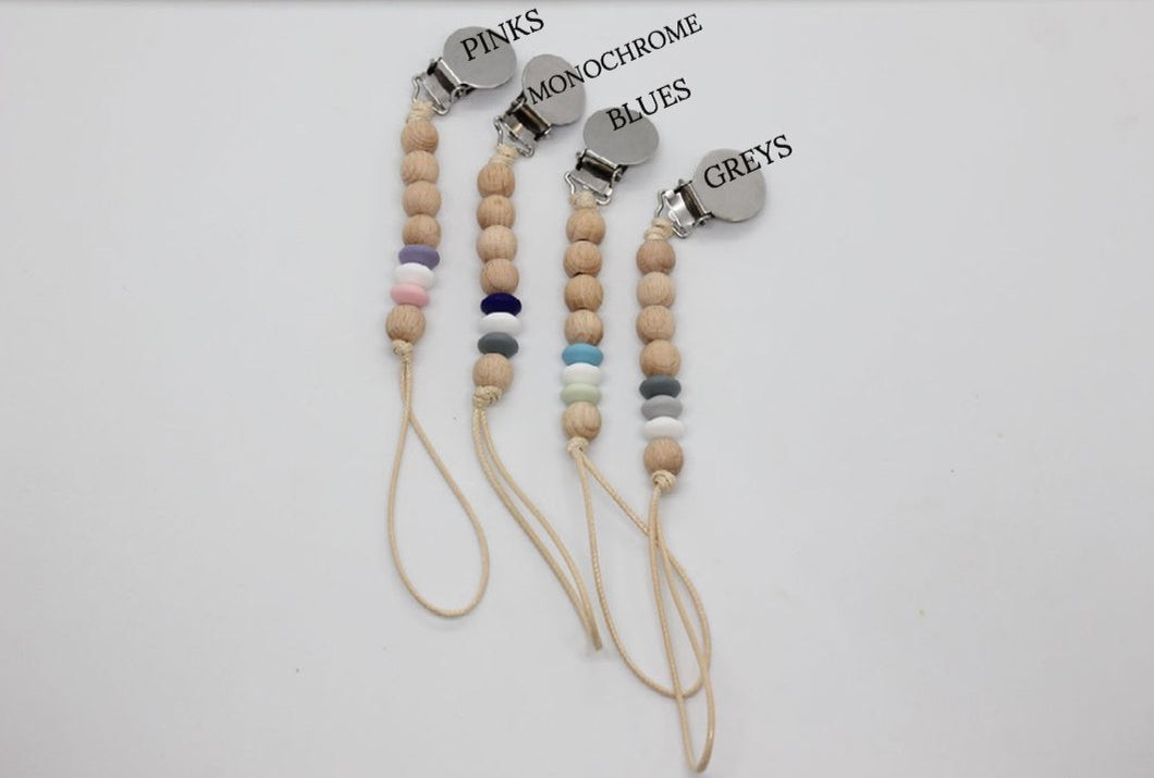Wood & Silicone Clips
