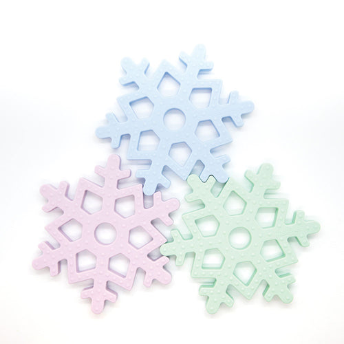 Snowflake Silicone Teething Pendant©